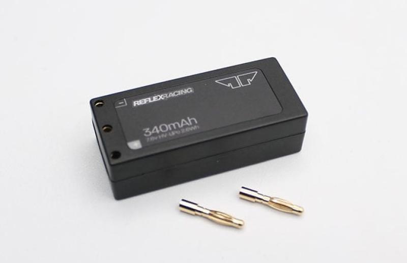 1/24  REFLEX RACING 340MAH 7.6V LIHV HARDCASE BATTERY PACK